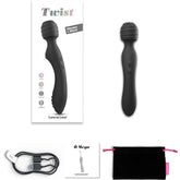 LOVE TO LOVE Twist Double Ender - Dual Vibrating Wand for Endless Delight Body Wands